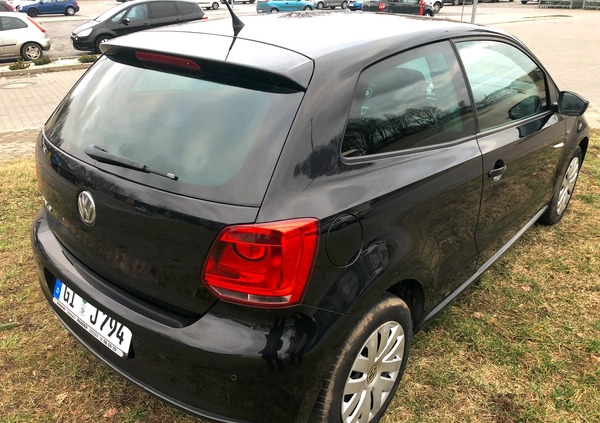 Volkswagen Polo cena 18500 przebieg: 93560, rok produkcji 2012 z Wieruszów małe 529